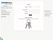 Tablet Screenshot of bios.bechtle-comsoft.de